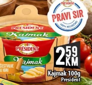 Kajmak 100g President