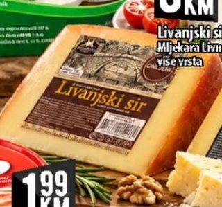 Livanji sir 300g Mljekara Livno sve vrste