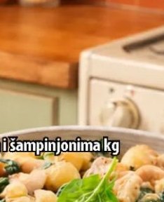 Njoke sa piletinom i šampinjoniima kg