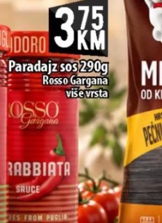 Paradajz sos 290g Rosso Gargana više vrsta