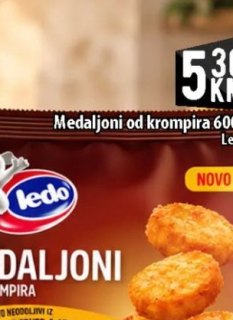 Medaljoni od krompira 600g Ledo