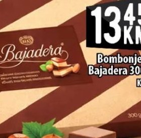 Bombonjera Bajadera 300g Kraš