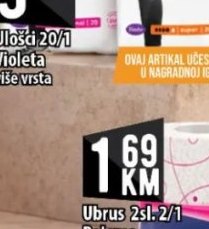 Paloma Design toalet papir 2sl 20/1