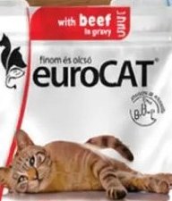 Hrana za mačke 85g EuroCAT sa govedinom