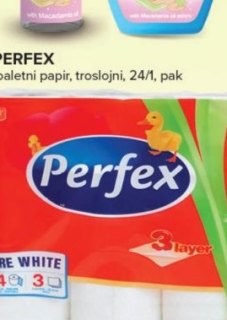 PERFEX toaletni papir, troslojni, 24kom, pak